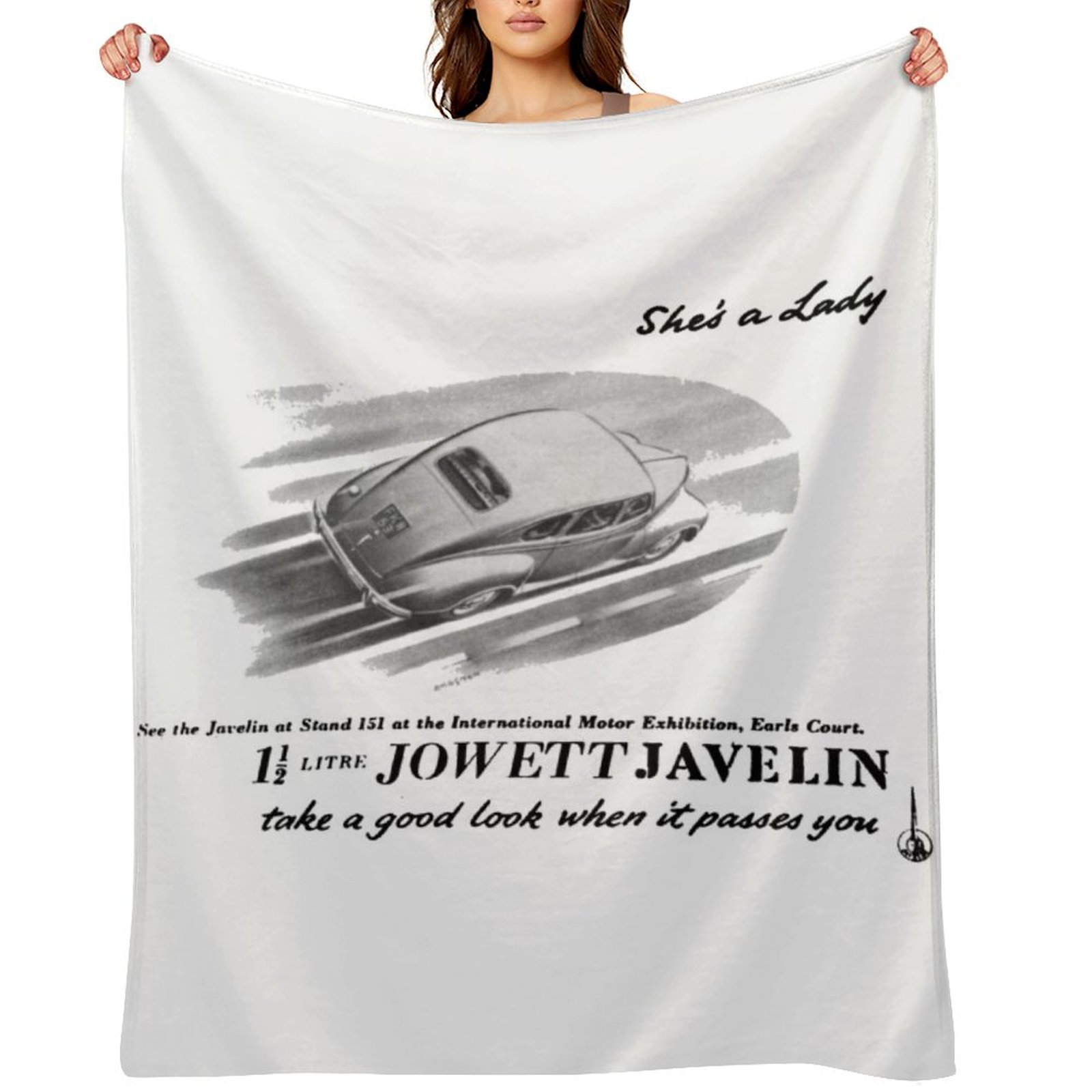 Javelin Throwing - JOWETT JAVELIN Throw Blanket Decorative Throw