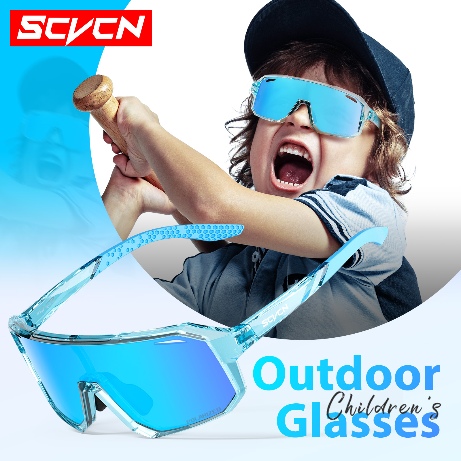 Sports Equipment Supplies - SCVCN Children Cycling Sunglasses Baseball Equipment
