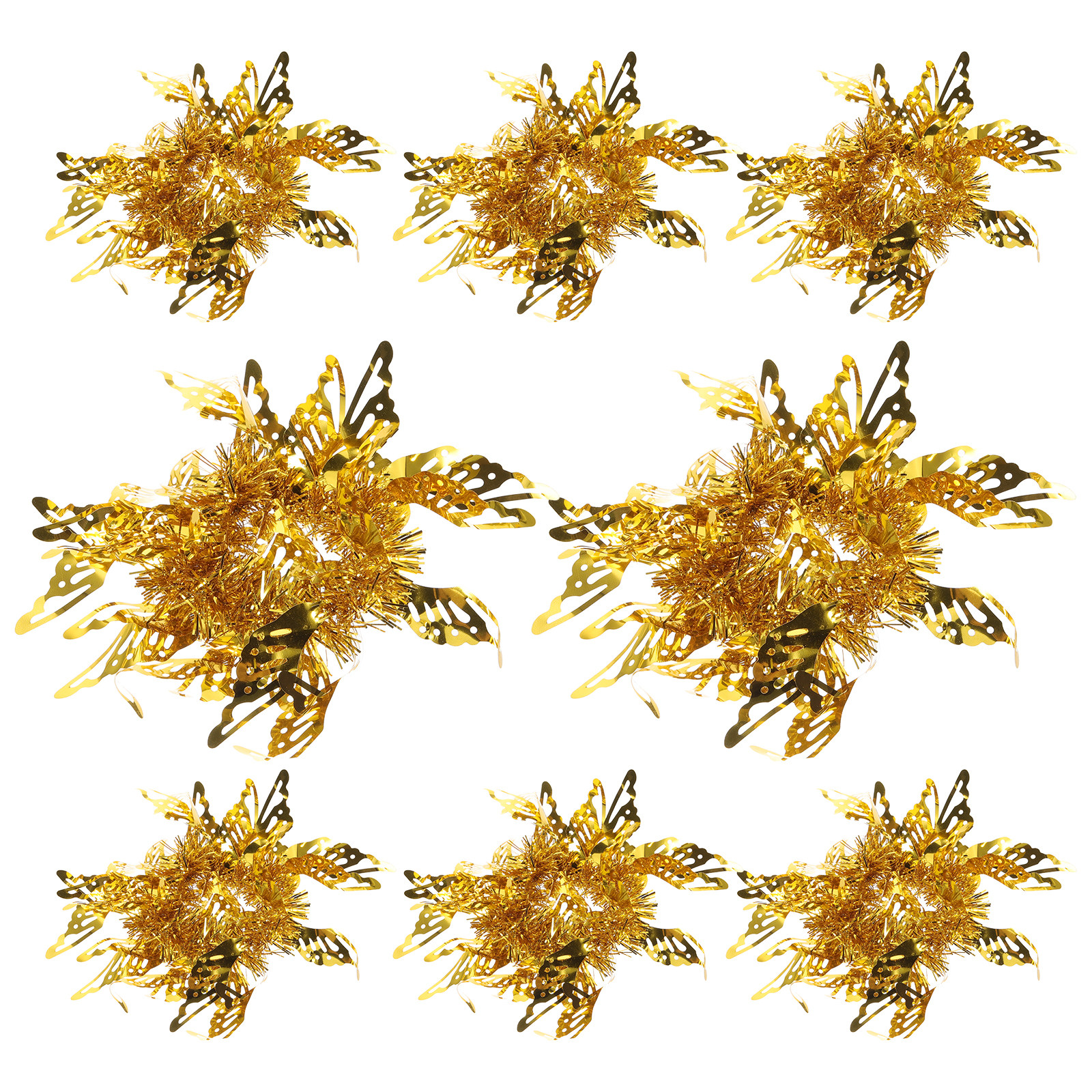 Cheerleading Pom Pom - 8Pcs Compact Pom Poms Cheerleading Wristband