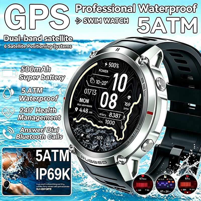 Sports Equipment In Spanish - GPS Outdoor Sports Watch Equipped with