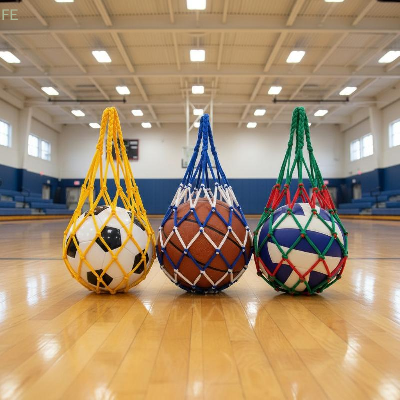 Sports Equipment Outdoor Storage - [F] Football Net Bag Nylon Bold