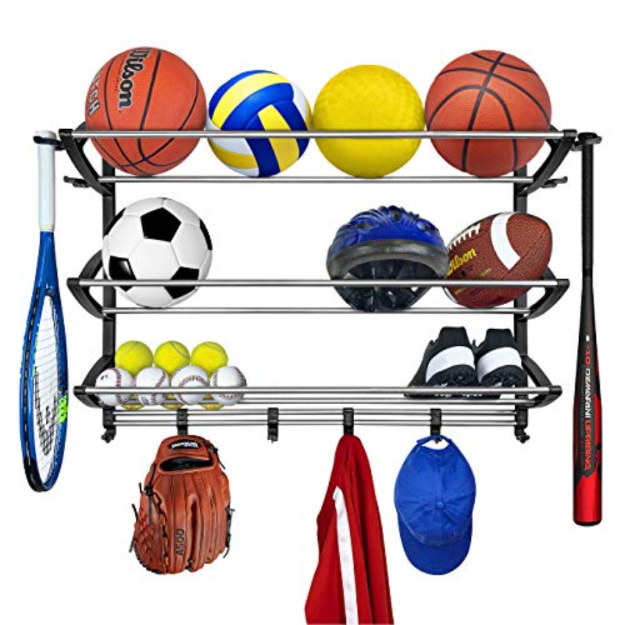 Sports Equipment Garage Organizer - ® Garage Sports Equipment Organizer -