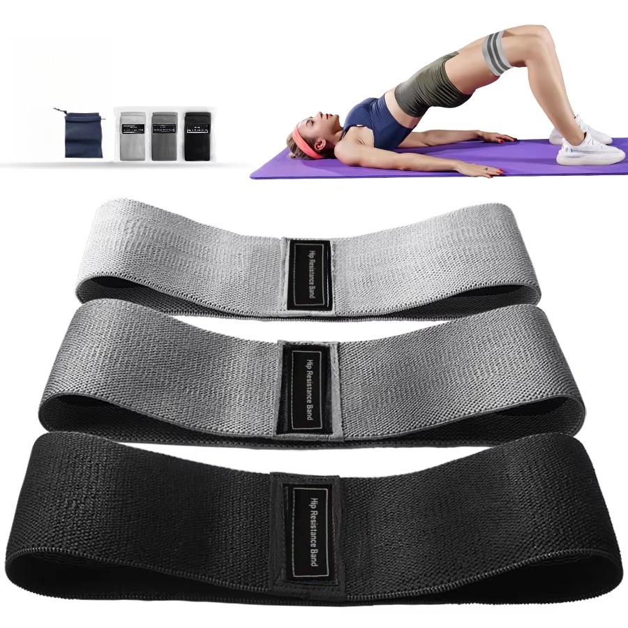 Sports Equipment Supplies - Basic Fabric Resistance Hip Booty Bands