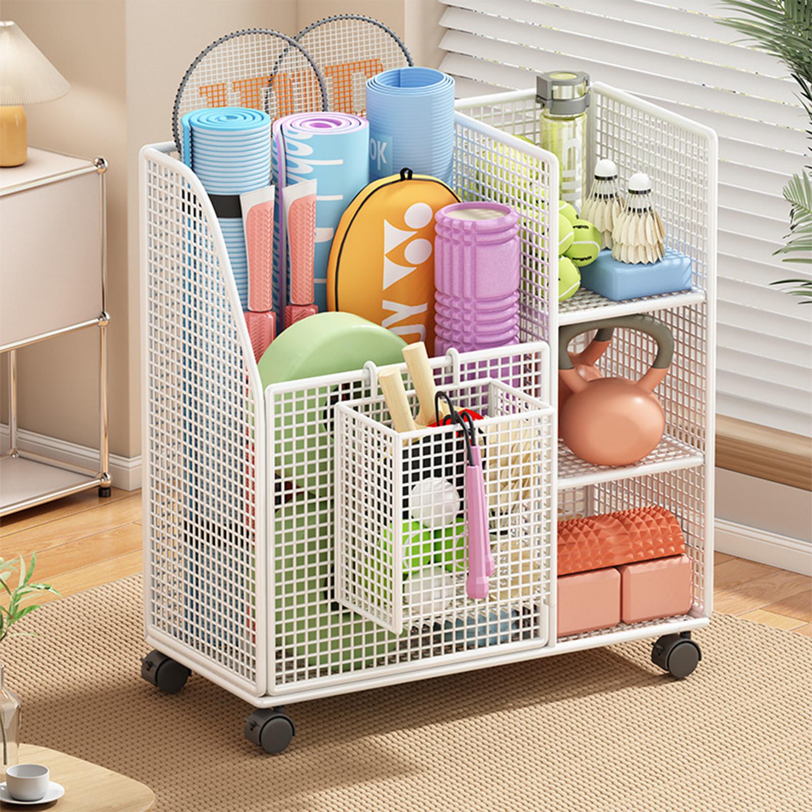 Yoga Pad Storage Rack Iron Mov - Sports Equipment Garage Organizer reseña y precio