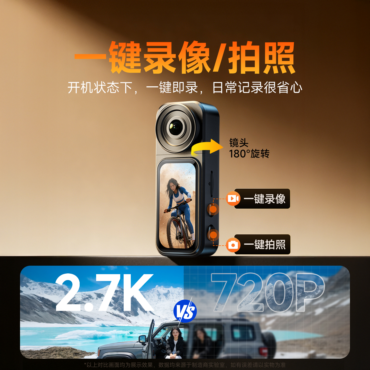 2.7K Pocket Action Camera, Equ - Sports Equipment In Spanish reseña y precio