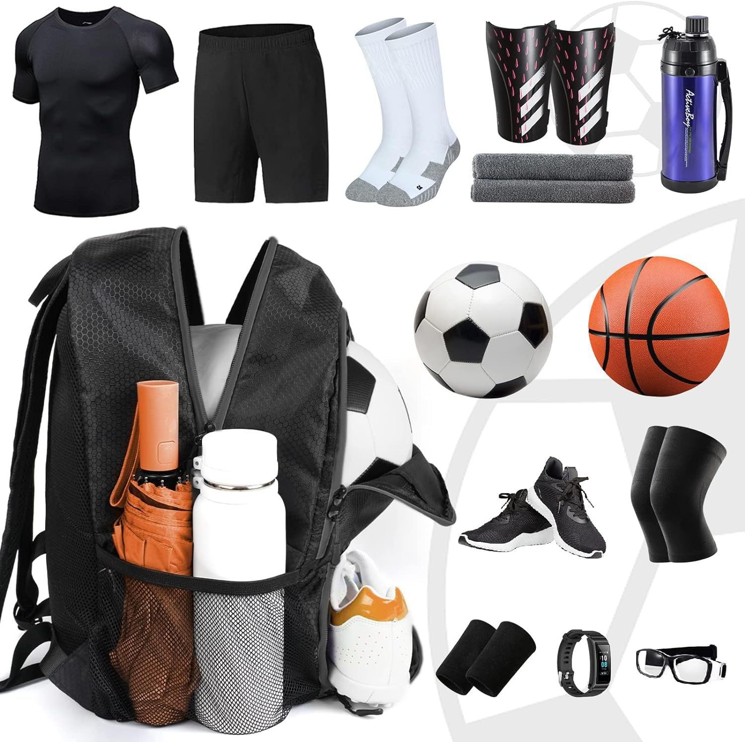 Oxford Backpack Football Bag W - Sports Equipment Outdoor Storage reseña y precio