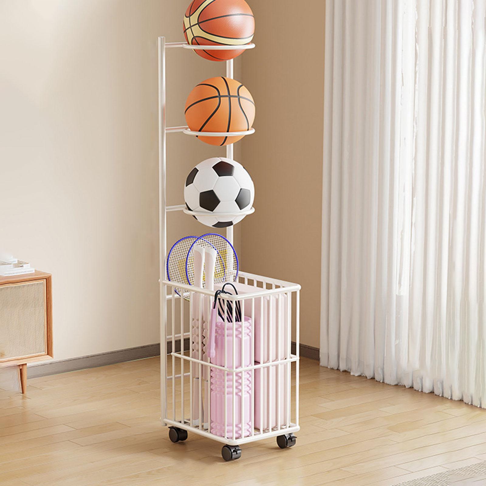Multifunctional Rolling Sports - Sports Equipment Garage Organizer reseña y precio