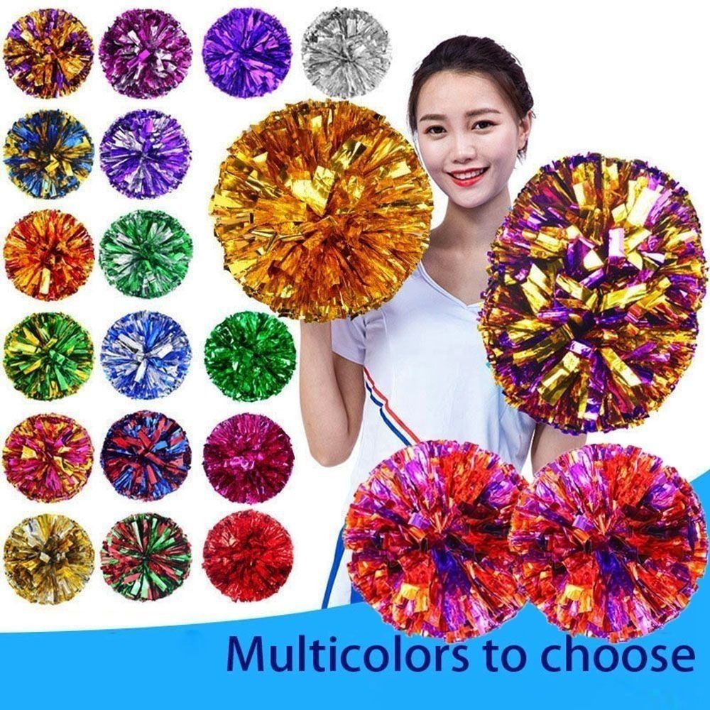 New 30cm Game Pom Poms PET Mul - Cheerleading Pom Pom reseña y precio