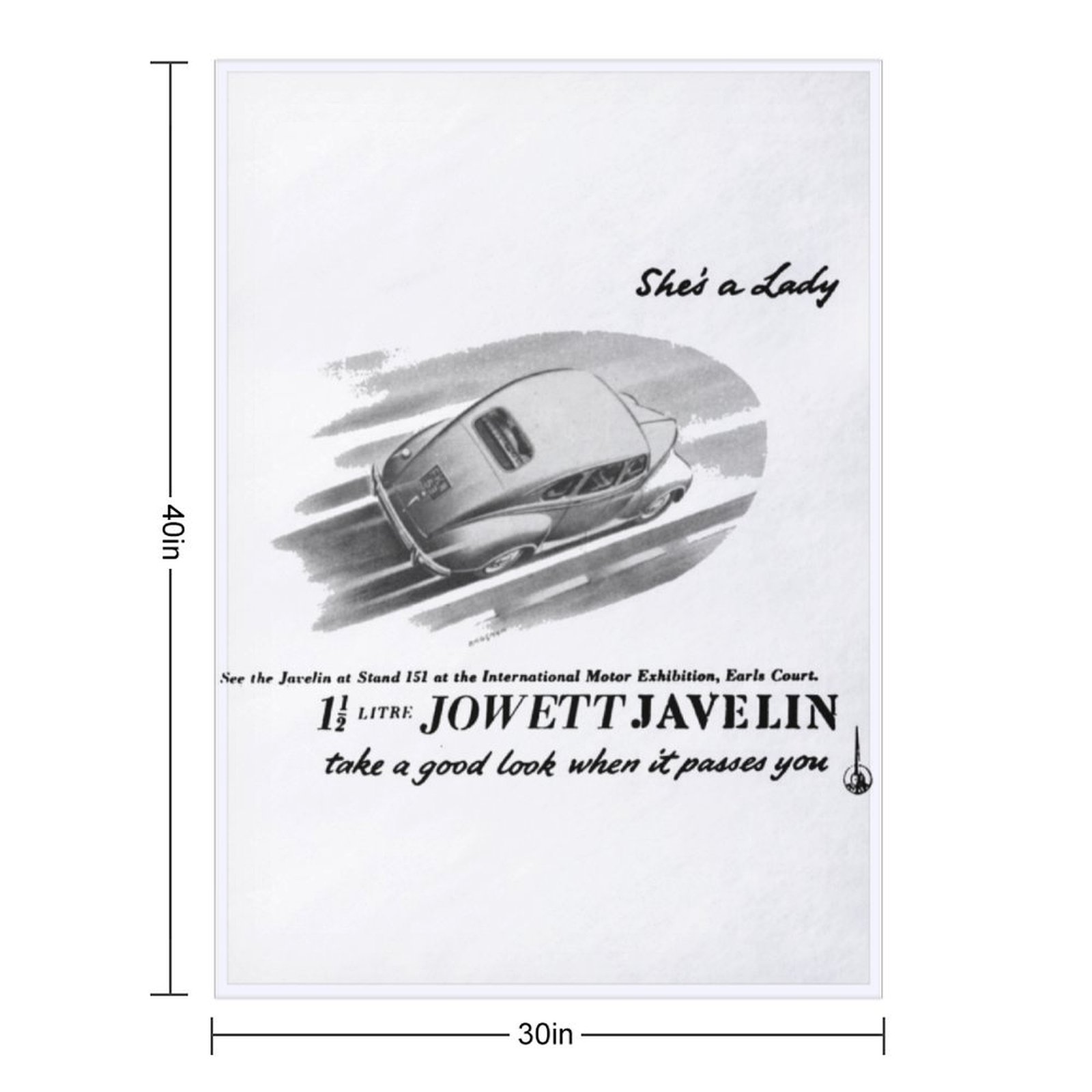 JOWETT JAVELIN Throw Blanket D - Javelin Throwing reseña y precio