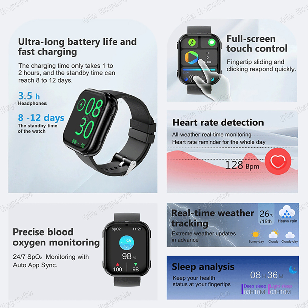 Sports Smartwatch 2 en 1 Equip - Sports Equipment In Spanish reseña y precio