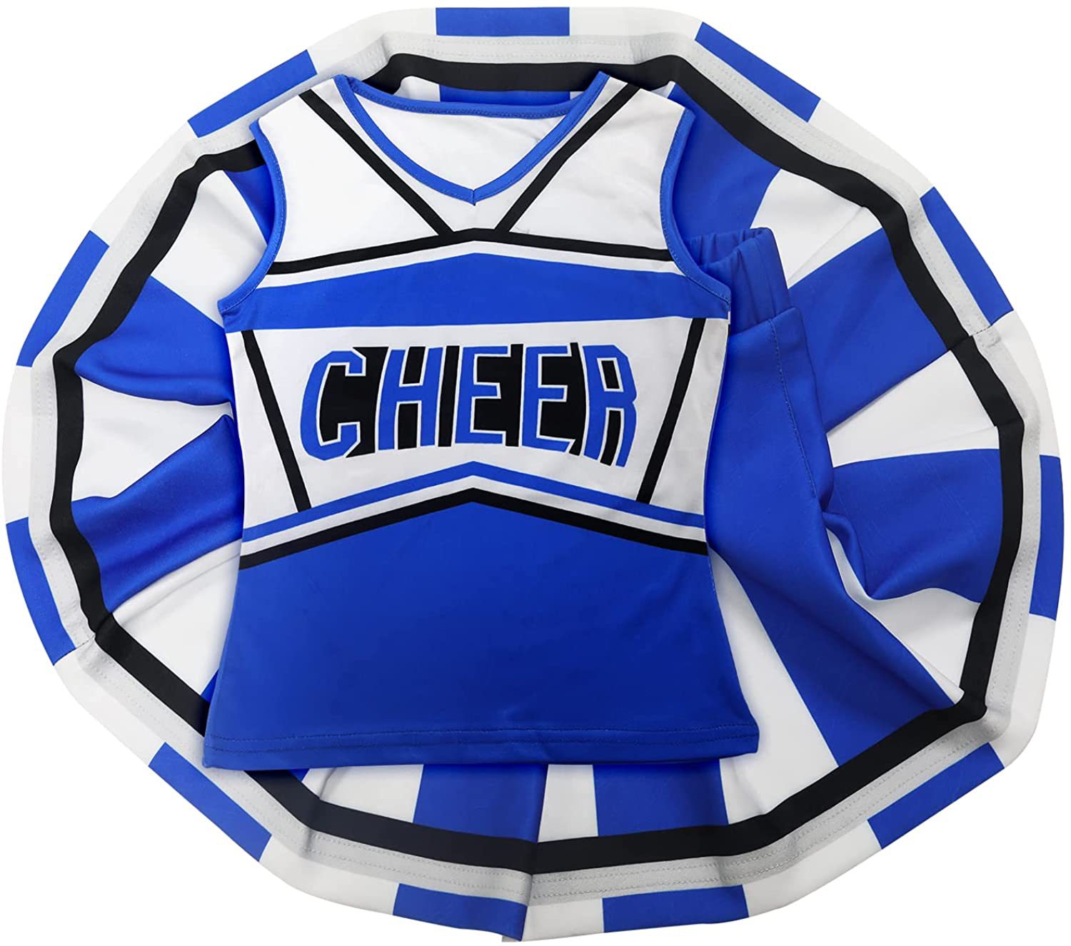 Blue Cute Cheerleader Outfit G - Cheerleading Pom Pom reseña y precio