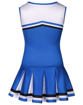 Blue Cute Cheerleader Outfit G - Cheerleading Pom Pom reseña y precio