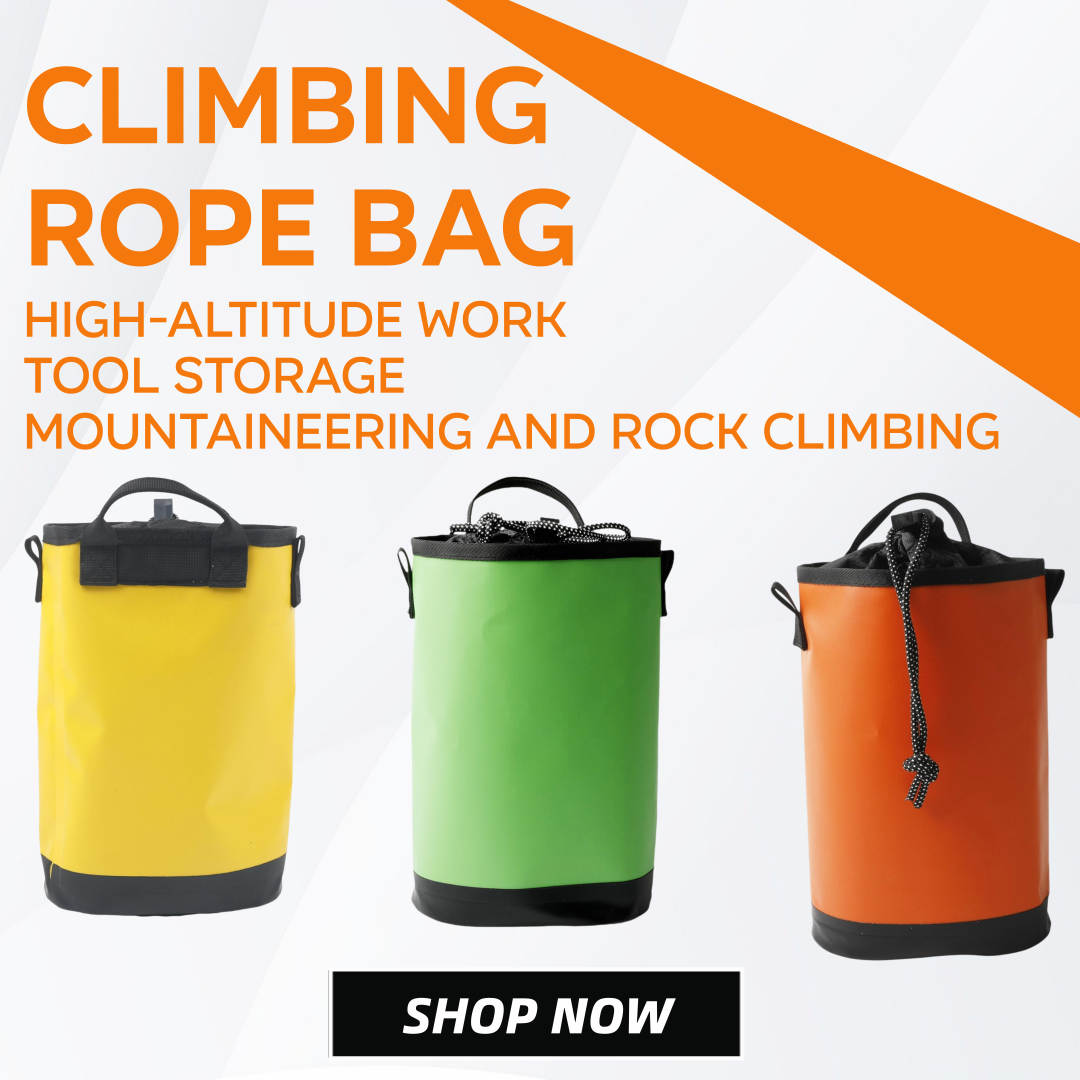 Rock Climbing Rope Bag Caving  - Sports Equipment Outdoor Storage reseña y precio
