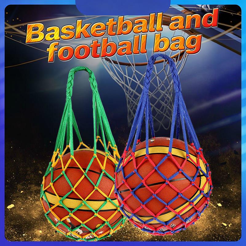[New] Football Net Bag Nylon B - Sports Equipment Outdoor Storage reseña y precio