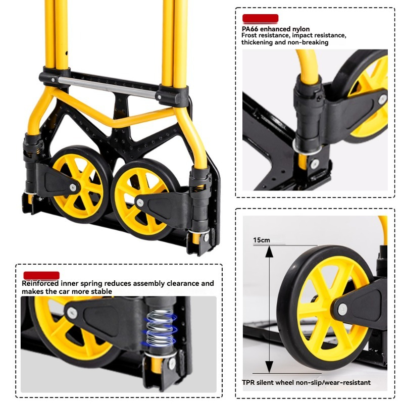 Folding Hand Truck Portable,Li - Sports Equipment Cart reseña y precio