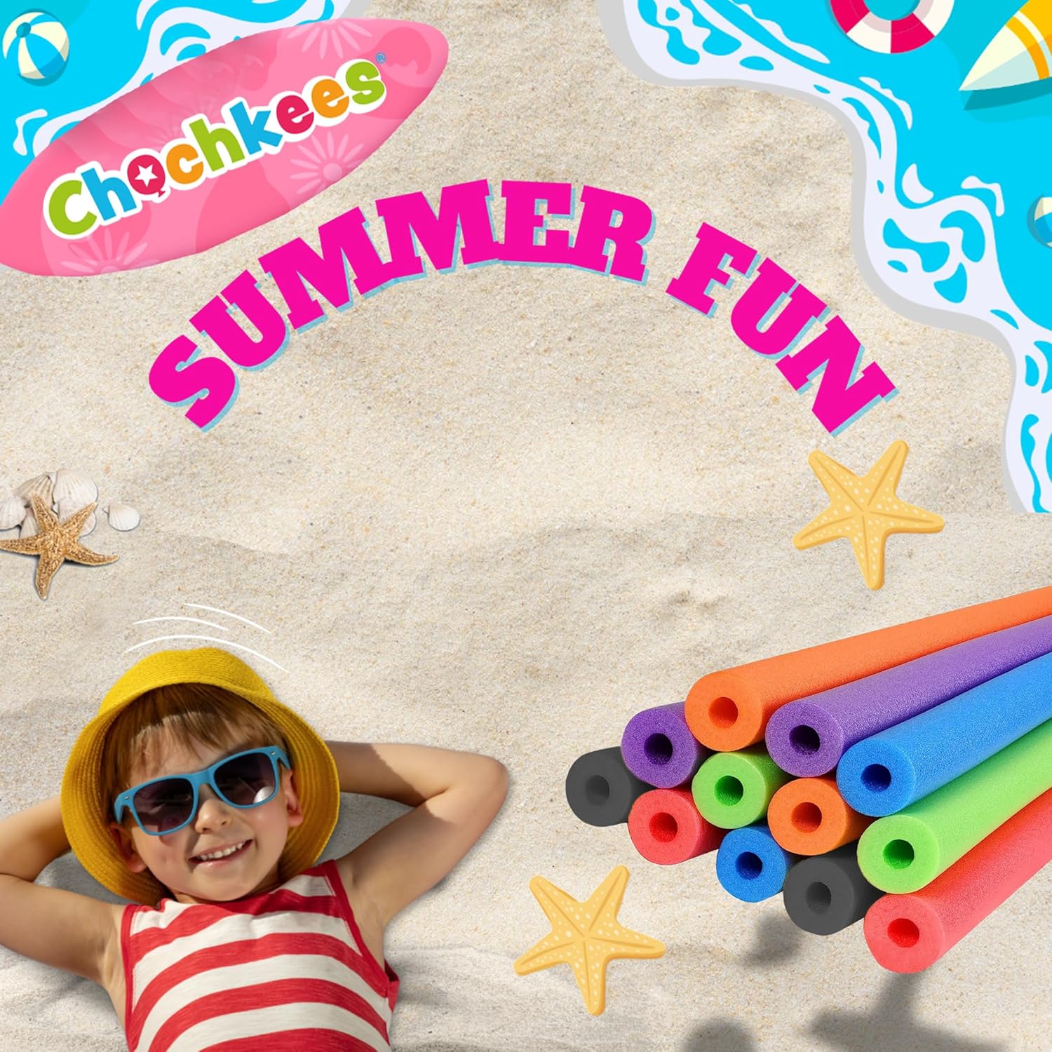 Pool Noodles 2-Pack 52 Inch Fo - Foam Pool Noodle reseña y precio