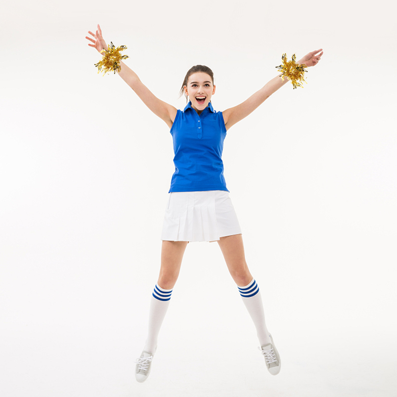 8Pcs Compact Pom Poms Cheerlea - Cheerleading Pom Pom reseña y precio