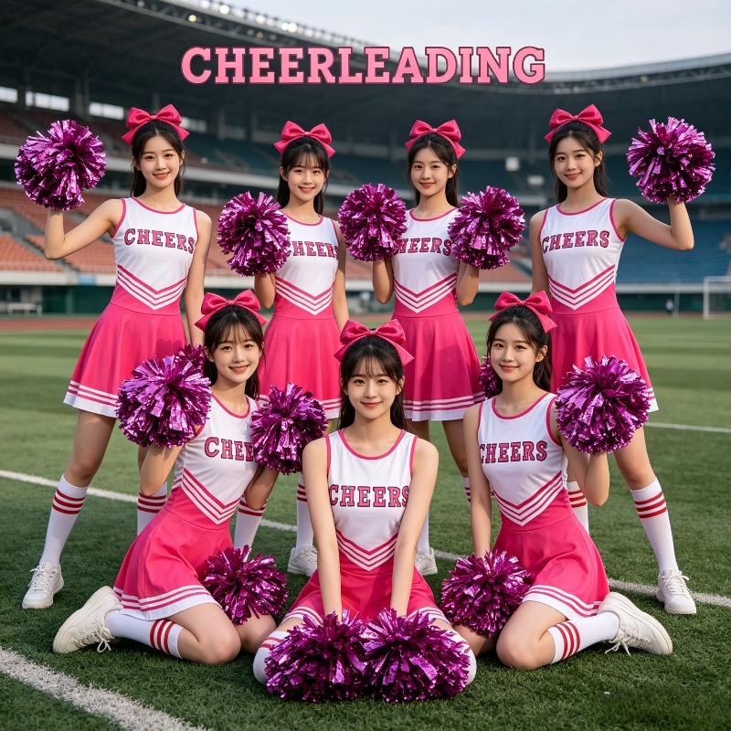 Cheerleading Dance Costume Set - Cheerleading Pom Pom reseña y precio