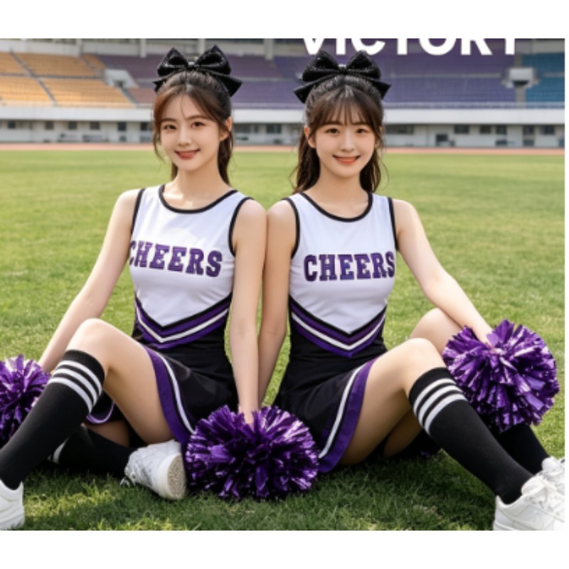 Cheerleading Dance Costume Set - Cheerleading Pom Pom reseña y precio