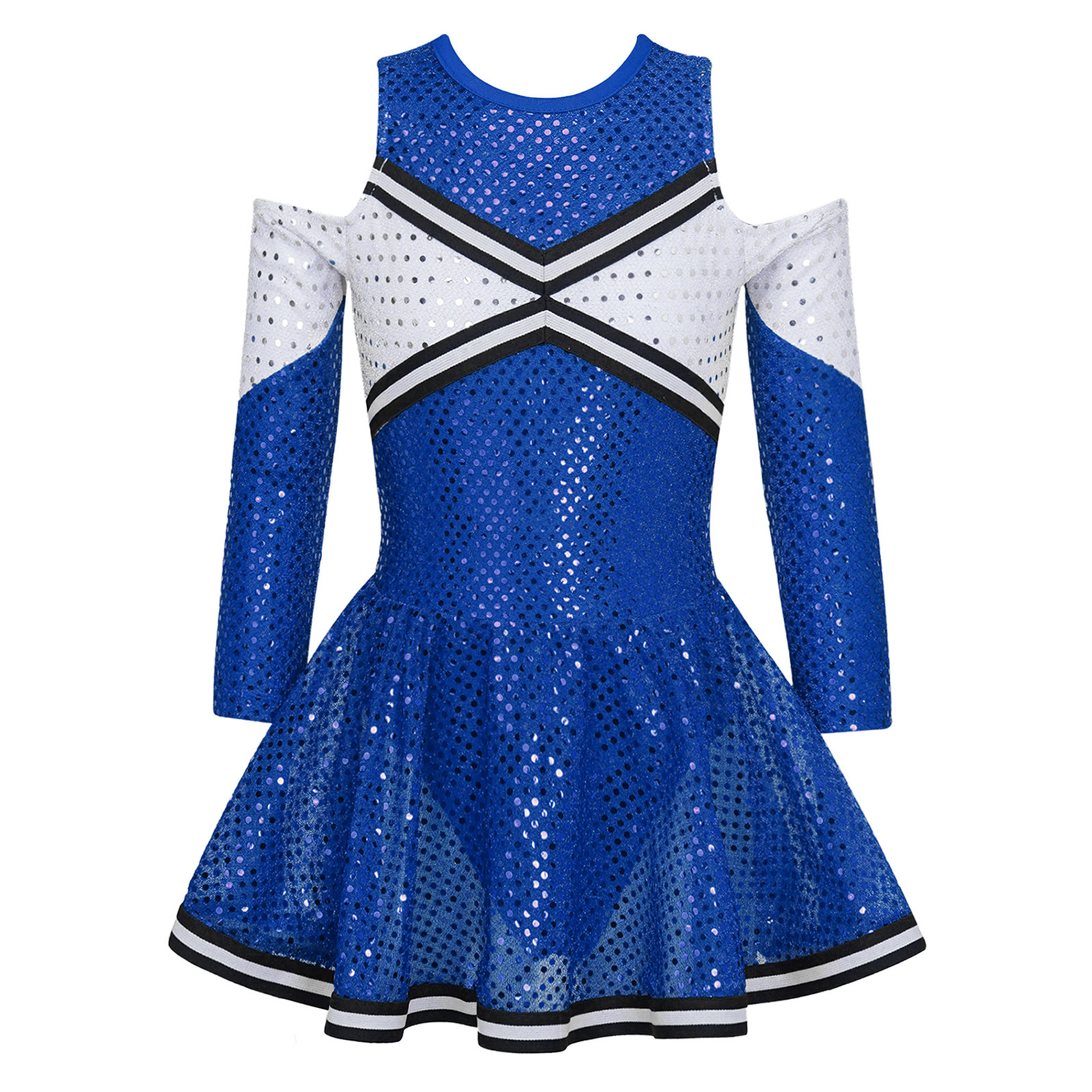 Kids Girls Cheerleader Costume - Cheerleading Pom Pom reseña y precio