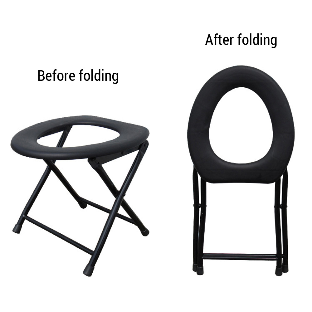 Folding Toilet Seat Portable O - Sports Equipment Cart reseña y precio