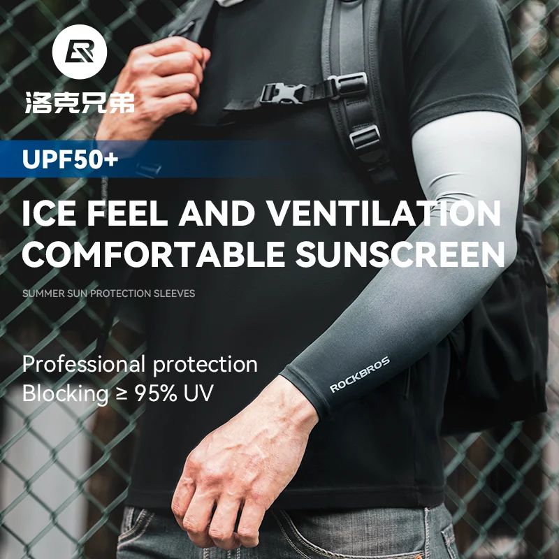 ROCKBROS Arm Sleeves Ice Silk  - Sports Equipment Supplies reseña y precio