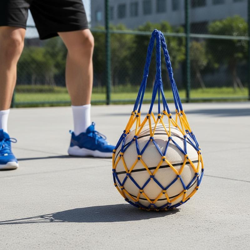 [F] Football Net Bag Nylon Bol - Sports Equipment Outdoor Storage reseña y precio