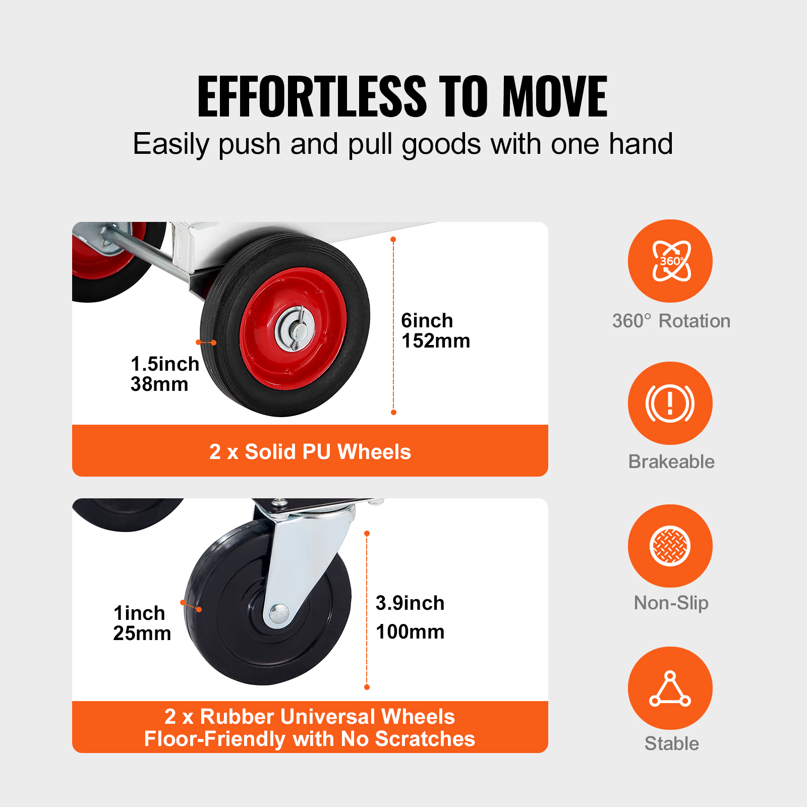SucceBuy 400 lbs Folding Hand  - Sports Equipment Cart reseña y precio
