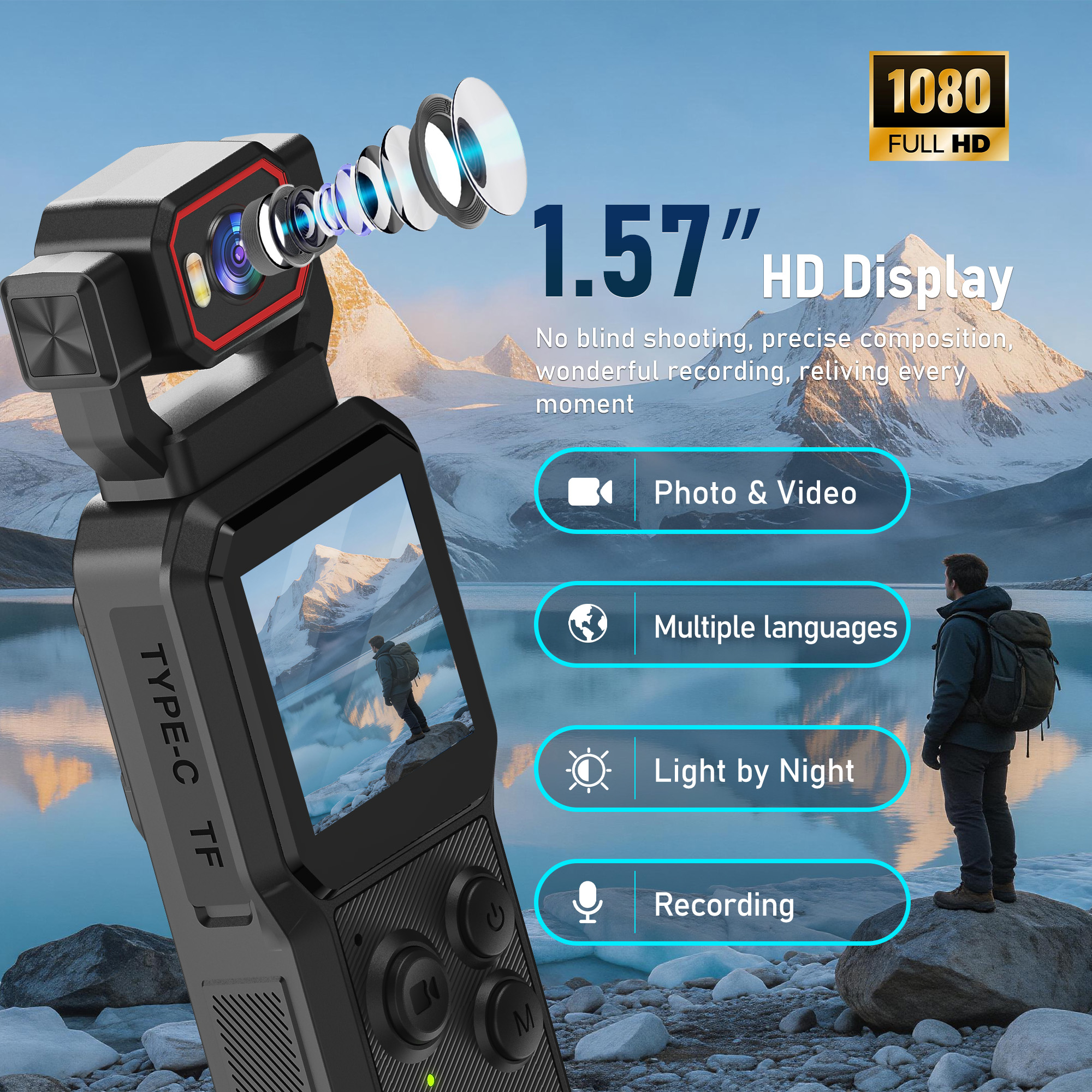 4K Sports Camera Equipped With - Sports Equipment In Spanish reseña y precio
