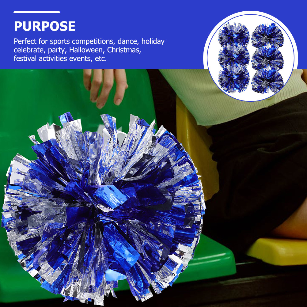6Pcs Cheerleading Pom Poms Pre - Cheerleading Pom Pom reseña y precio