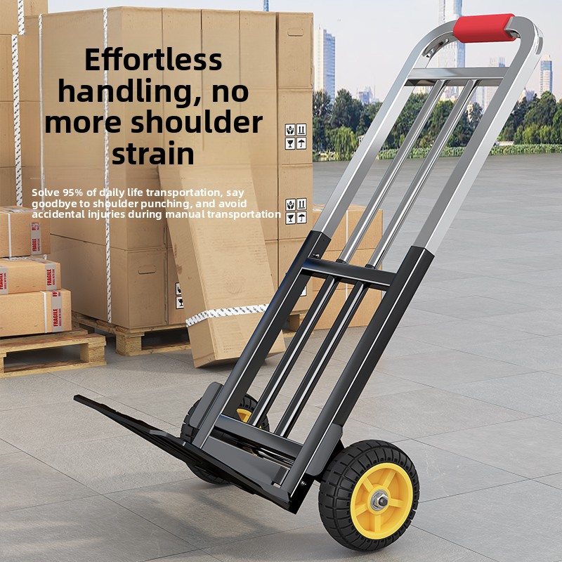Portable Foldable Hand Trolley - Sports Equipment Cart reseña y precio