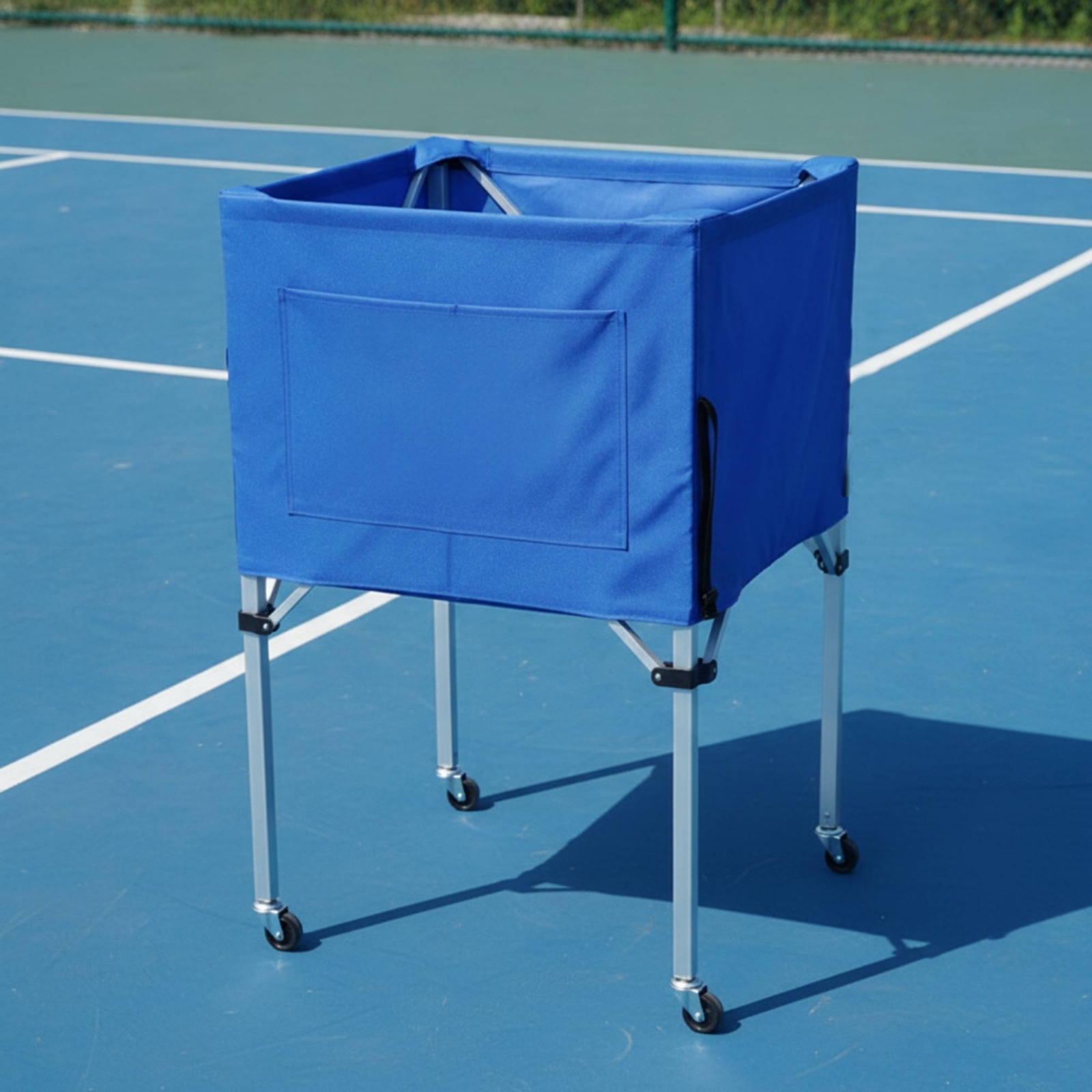 Ball Storage Cart Wheeled Fold - Sports Equipment Cart reseña y precio