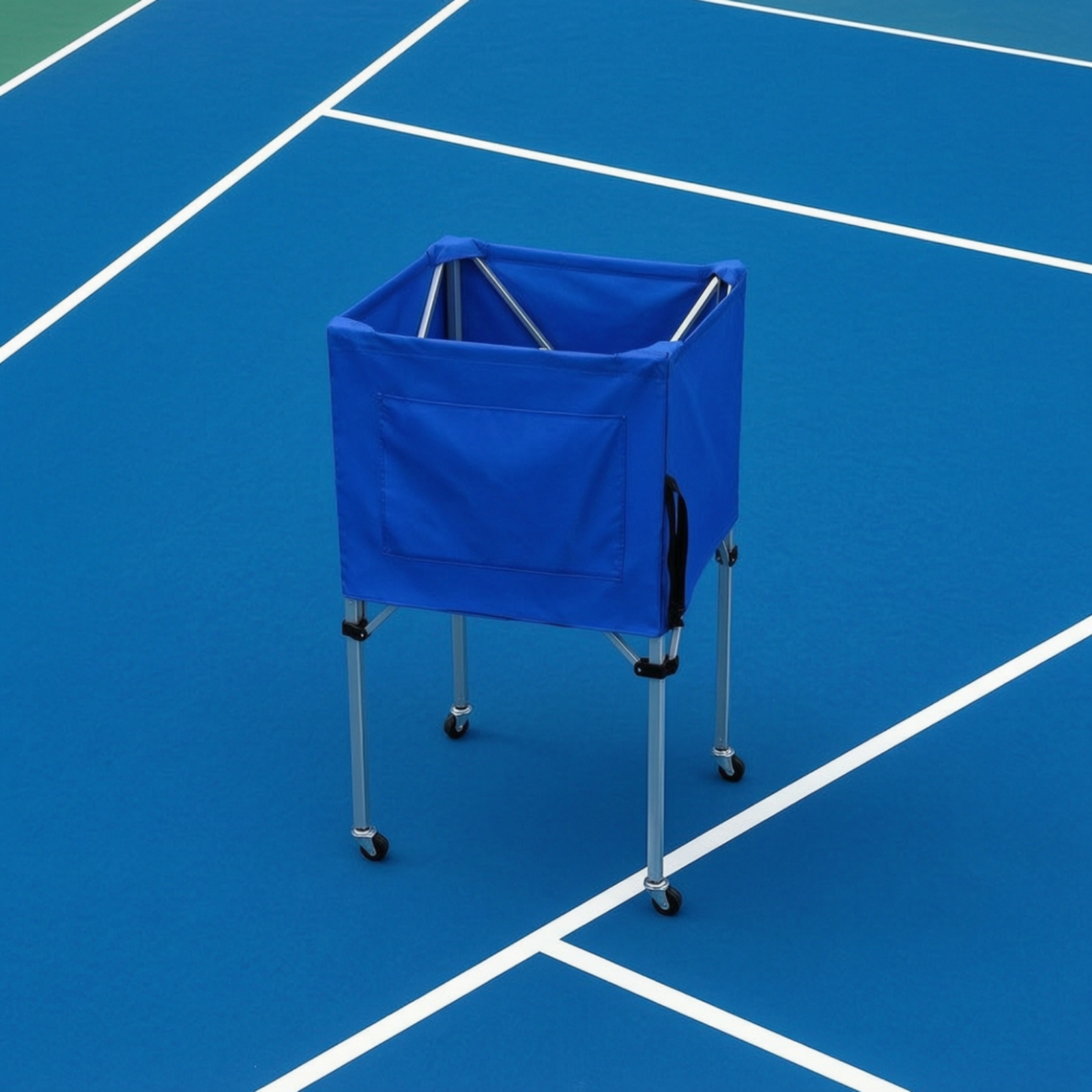 Ball Storage Cart Wheeled Fold - Sports Equipment Cart reseña y precio