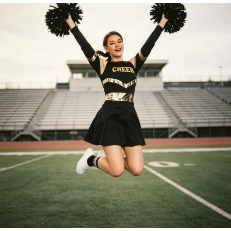 European American Cheerleader  - Cheerleading Pom Pom reseña y precio