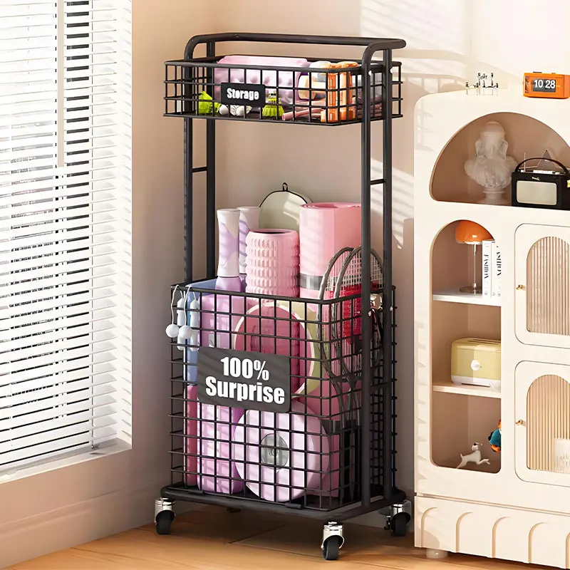Home With Wheels Yoga Mat Stor - Sports Equipment Cart reseña y precio