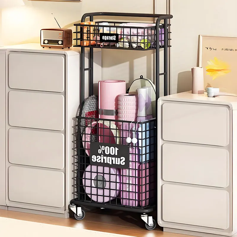 Home With Wheels Yoga Mat Stor - Sports Equipment Cart reseña y precio