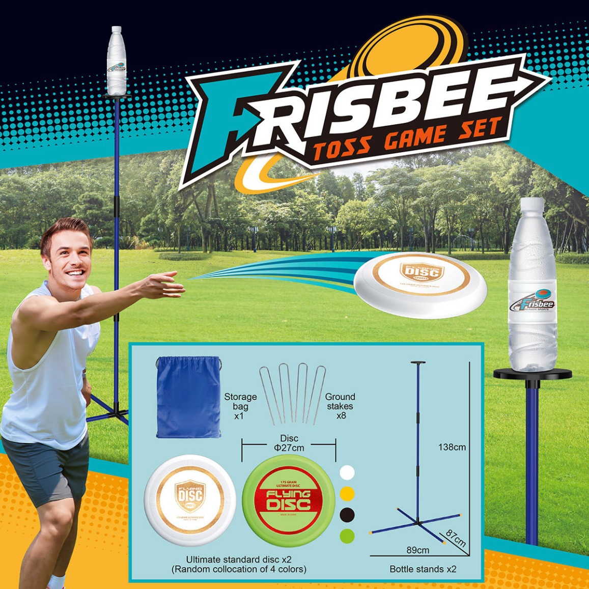 Outdoor Flying Disc Game Set,  - Frisbee Ultimate Disc reseña y precio