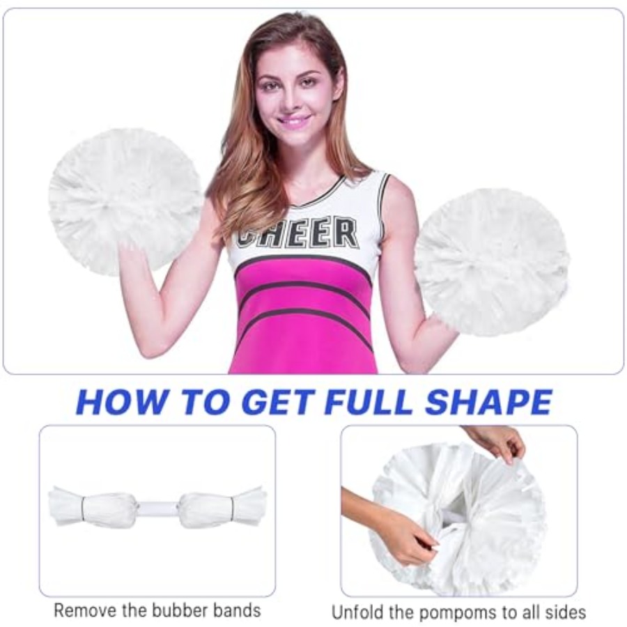 4Pcs Cheerleading Pom Poms for - Cheerleading Pom Pom reseña y precio