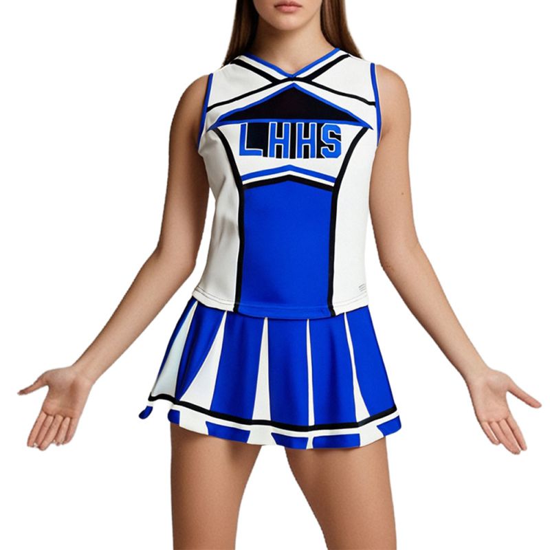 Women's Cheerleader Costume Un - Cheerleading Pom Pom reseña y precio