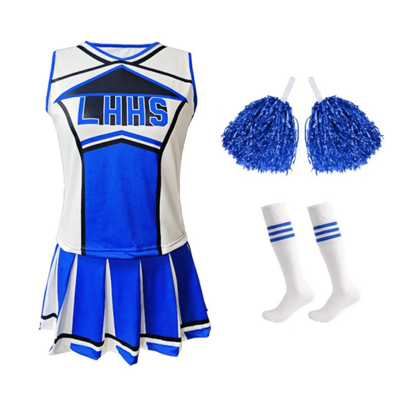 Women's Cheerleader Costume Un - Cheerleading Pom Pom reseña y precio