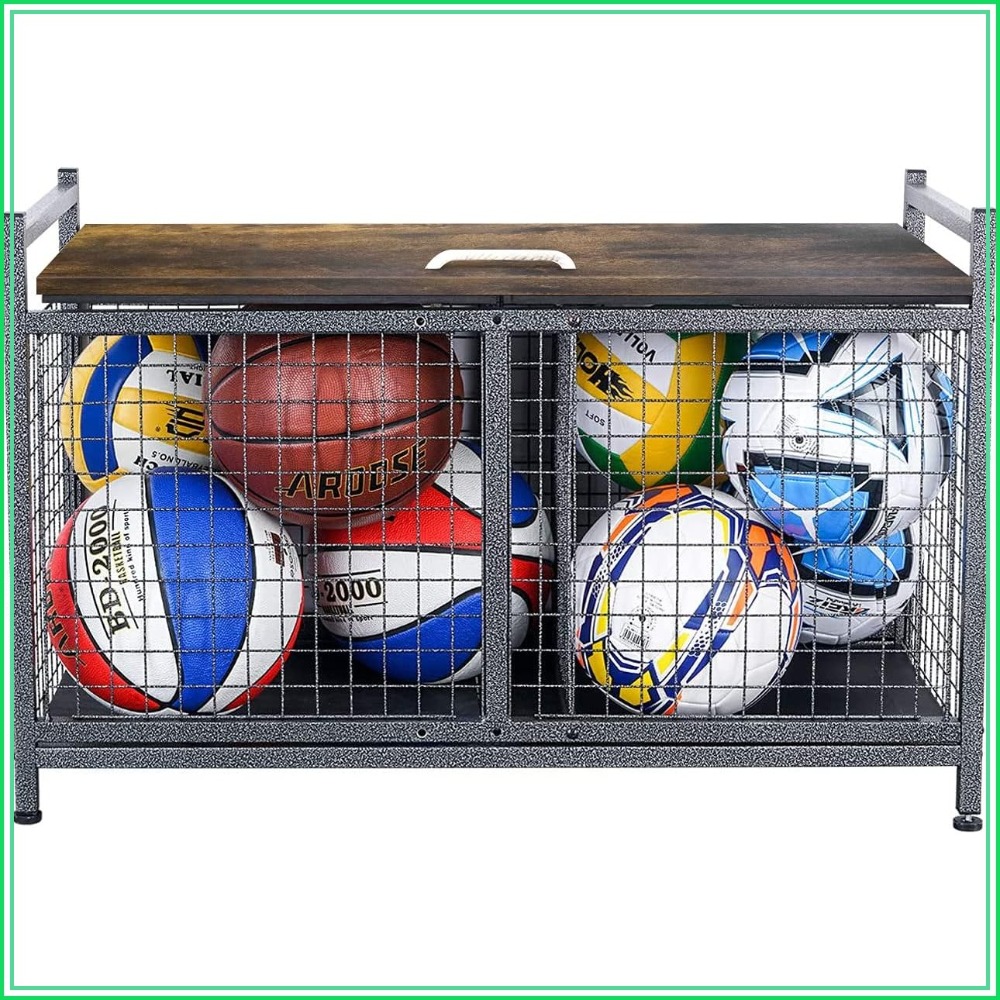 Rolling Ball Storage Cart, Spo - Sports Equipment Garage Organizer reseña y precio