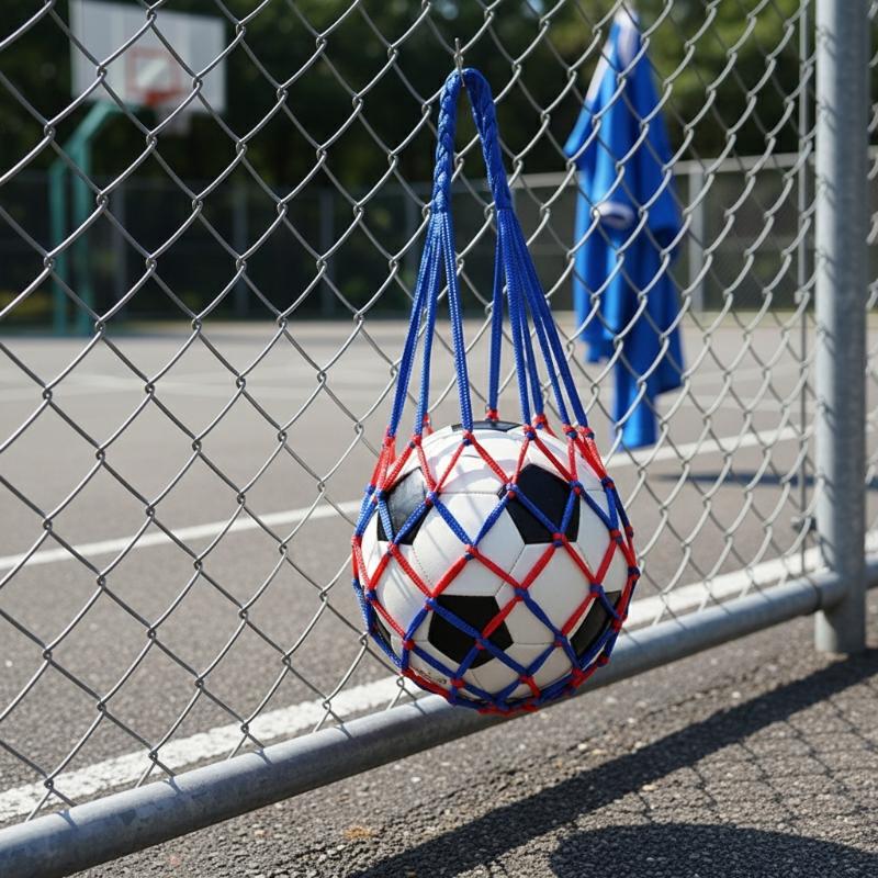 Football Net Bag Nylon Bold St - Sports Equipment Outdoor Storage reseña y precio