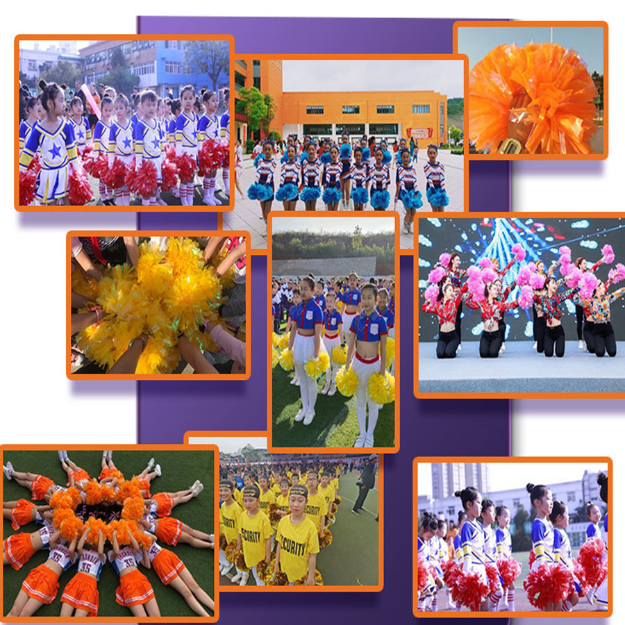 1Pcs Metallic PET Cheerleader  - Cheerleading Pom Pom reseña y precio