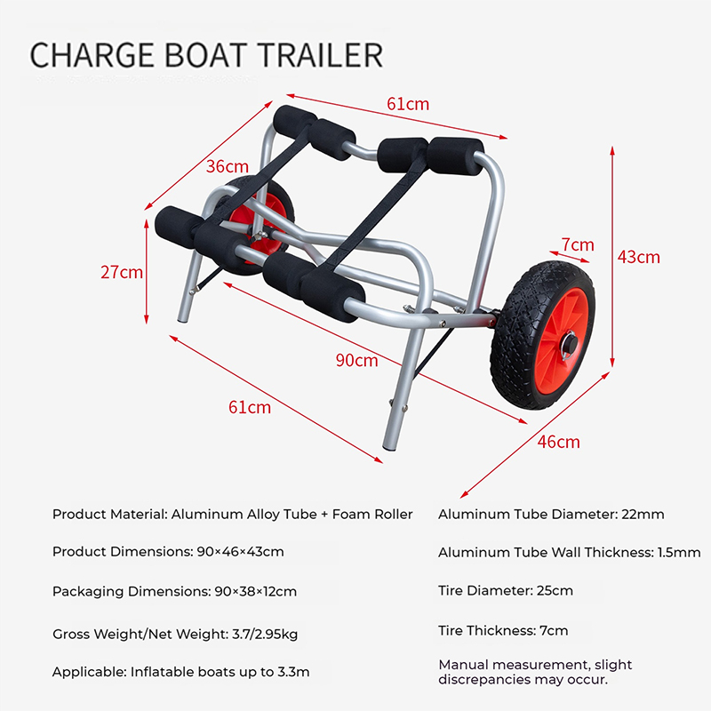 Portable Folding Kayak Trolley - Sports Equipment Cart reseña y precio