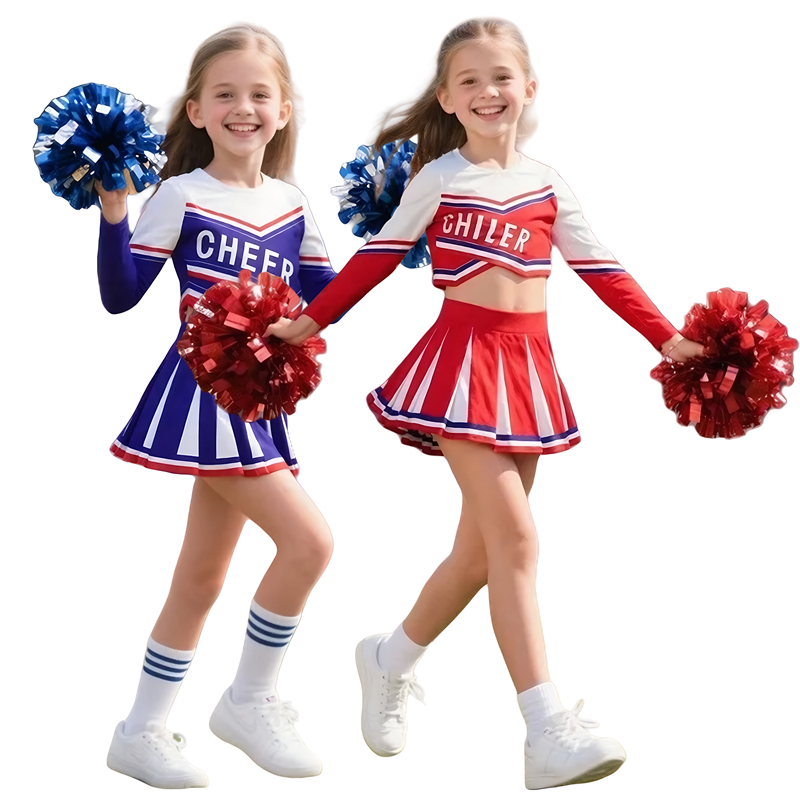 Girls Cheerleader Costume Bask - Cheerleading Pom Pom reseña y precio