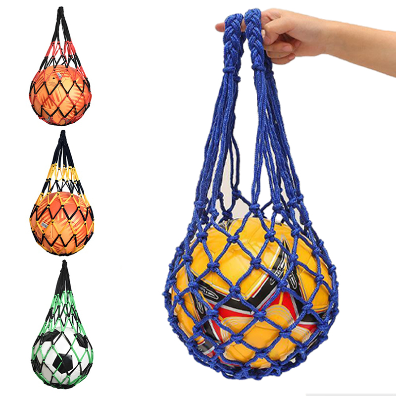Football Net Bag Nylon Bold St - Sports Equipment Outdoor Storage reseña y precio