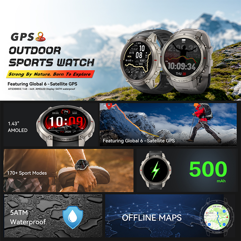 GPS Outdoor Sports Watch Equip - Sports Equipment In Spanish reseña y precio