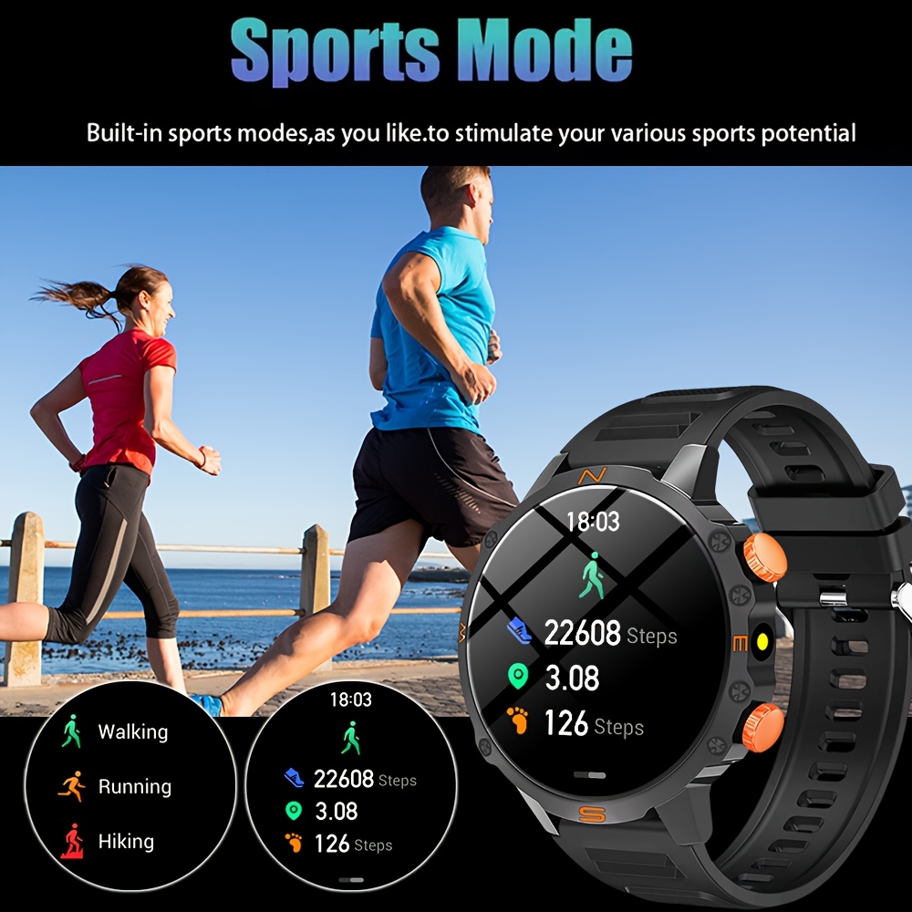 Men's Smartwatch, for iPhone a - Sports Equipment In Spanish reseña y precio