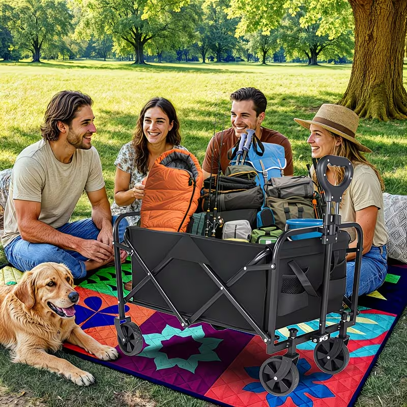 [Heavy Duty Folding Cart] Heav - Sports Equipment Cart reseña y precio