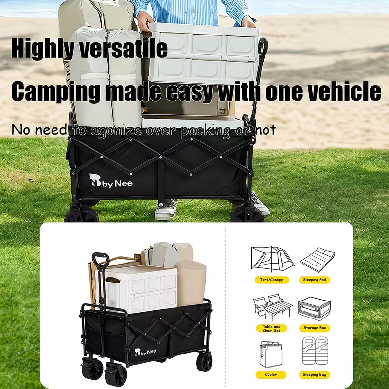 [Heavy Duty Folding Cart] Heav - Sports Equipment Cart reseña y precio